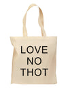 Love No Thot Grocery Tote Bag by TooLoud-Grocery Tote-TooLoud-Natural-Medium-Davson Sales