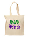 Bad Witch Color Green Grocery Tote Bag-Grocery Tote-TooLoud-Natural-Medium-Davson Sales