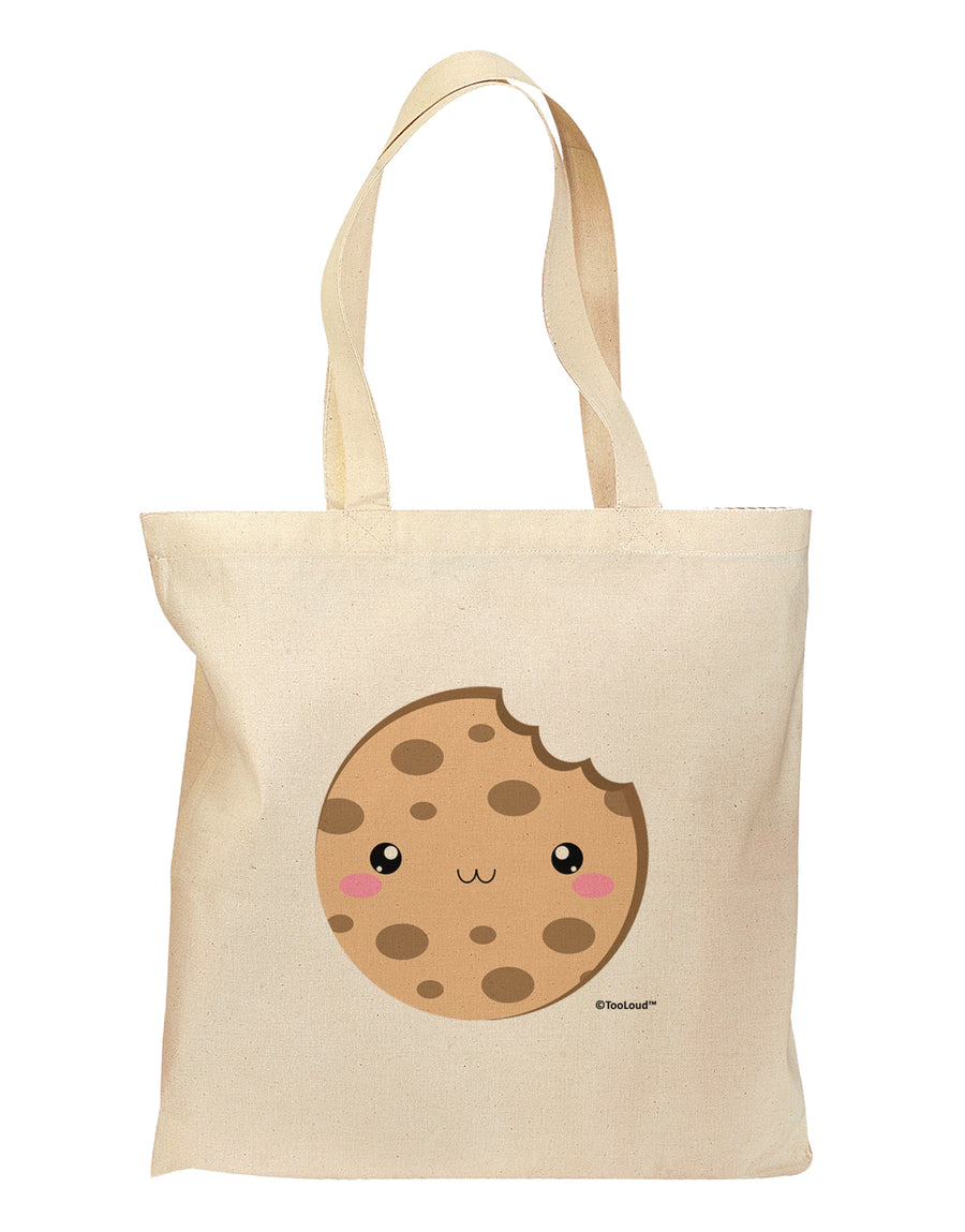 Cute Matching Milk and Cookie Design - Cookie Grocery Tote Bag by TooLoud-Grocery Tote-TooLoud-Natural-Medium-Davson Sales