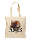 Majestic Aries Picture Grocery Tote Bag - Natural-Grocery Tote-TooLoud-Natural-Medium-Davson Sales