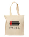 Battery Drained Grocery Tote Bag-Grocery Tote-TooLoud-Natural-Medium-Davson Sales