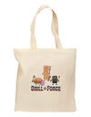 Grill Force Grocery Tote Bag-Grocery Tote-TooLoud-Natural-Medium-Davson Sales