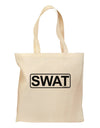 SWAT Team Logo - Text Grocery Tote Bag by TooLoud-Grocery Tote-TooLoud-Natural-Medium-Davson Sales