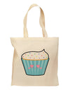 Cute Cupcake with Sprinkles - Heart Eyes Grocery Tote Bag by TooLoud-Grocery Tote-TooLoud-Natural-Medium-Davson Sales