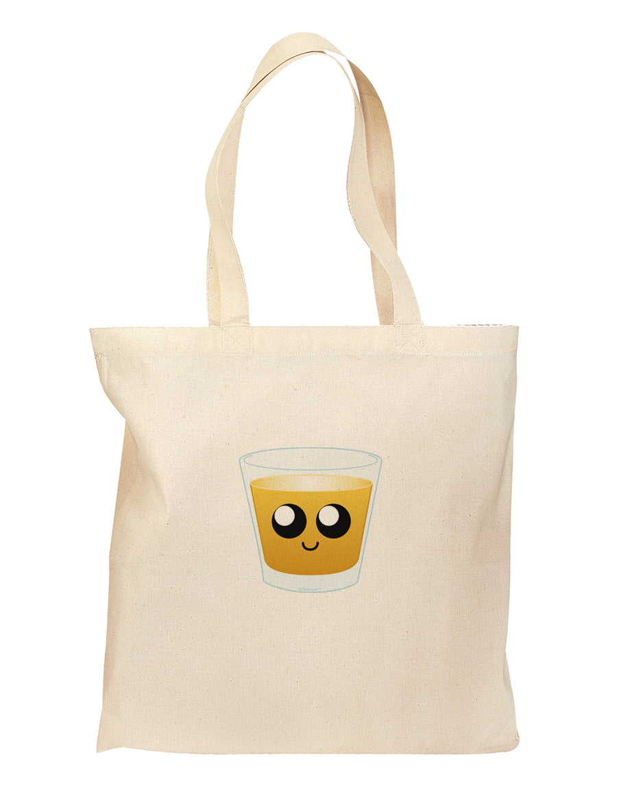 Cute Whiskey Grocery Tote Bag-Grocery Tote-TooLoud-Natural-Medium-Davson Sales