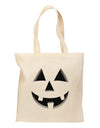 Happy Cute Jack O' Lantern Pumpkin Face Grocery Tote Bag-Grocery Tote-TooLoud-Natural-Medium-Davson Sales