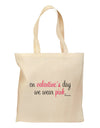 On Valentine's Day We Wear Pink Grocery Tote Bag by TooLoud-Grocery Tote-TooLoud-Natural-Medium-Davson Sales