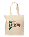 Hecho en Mexico Eagle Symbol - Mexican Flag Grocery Tote Bag by TooLoud-Grocery Tote-TooLoud-Natural-Medium-Davson Sales