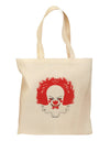 Extra Scary Clown Watercolor Grocery Tote Bag-Grocery Tote-TooLoud-Natural-Medium-Davson Sales