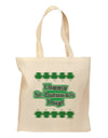 Seeing Double St. Patrick's Day Grocery Tote Bag-Grocery Tote-TooLoud-Natural-Medium-Davson Sales