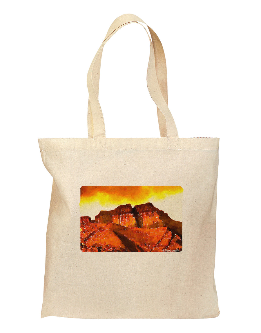 San Juan Mountain Range CO Grocery Tote Bag-Grocery Tote-TooLoud-Natural-Medium-Davson Sales