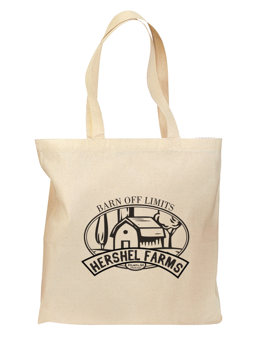 Hershel Farms Grocery Tote Bag - Natural by TooLoud-Grocery Tote-TooLoud-Natural-Medium-Davson Sales