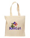 Coqui Boricua Grocery Tote Bag - Natural-Grocery Tote-TooLoud-Natural-Medium-Davson Sales