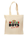 Mexican Boys Love Me Grocery Tote Bag-Grocery Tote-TooLoud-Natural-Medium-Davson Sales