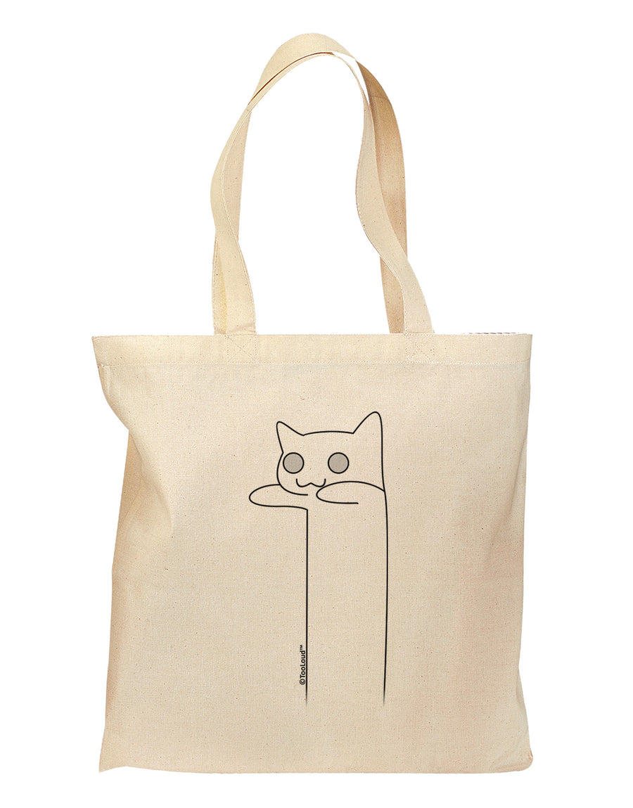 Longcat - Internet Humor Grocery Tote Bag by TooLoud-Grocery Tote-TooLoud-Natural-Medium-Davson Sales