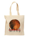 Planet Mars Text Grocery Tote Bag-Grocery Tote-TooLoud-Natural-Medium-Davson Sales