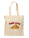 TooLoud True Love - Pizza Grocery Tote Bag - Natural-Grocery Tote-TooLoud-Natural-Medium-Davson Sales