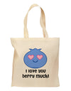 I Love You Berry Much Grocery Tote Bag by TooLoud-Grocery Tote-TooLoud-Natural-Medium-Davson Sales