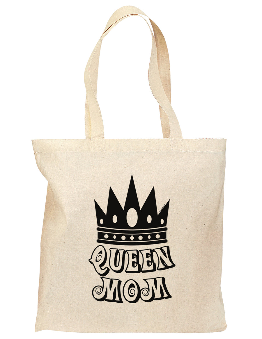 Queen Mom Grocery Tote Bag-Grocery Tote-TooLoud-Natural-Medium-Davson Sales