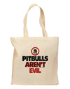 Distressed Pitbulls Aren't Evil Grocery Tote Bag-Grocery Tote-TooLoud-Natural-Medium-Davson Sales