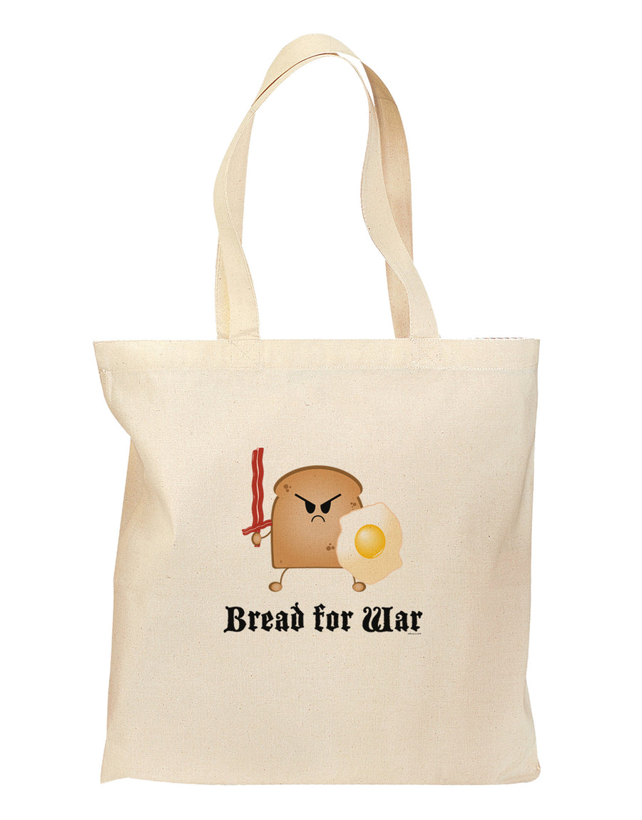 Bread for War Grocery Tote Bag-Grocery Tote-TooLoud-Natural-Medium-Davson Sales