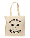 My Cats are my Valentines Grocery Tote Bag by TooLoud-TooLoud-Natural-Davson Sales