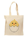 Cute Hatching Chick Design Grocery Tote Bag by TooLoud-Grocery Tote-TooLoud-Natural-Medium-Davson Sales