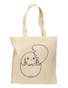 Cute Easter Bunny Hatching Grocery Tote Bag by TooLoud-Grocery Tote-TooLoud-Natural-Medium-Davson Sales