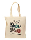 It's LeviOsa not LeviosAHH Grocery Tote Bag-Grocery Tote-TooLoud-Natural-Medium-Davson Sales