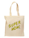 Super Mom - Lightening Bolt Design Grocery Tote Bag by TooLoud-Grocery Tote-TooLoud-Natural-Medium-Davson Sales