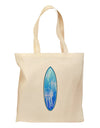 Jellyfish Surfboard Grocery Tote Bag by TooLoud-Grocery Tote-TooLoud-Natural-Medium-Davson Sales