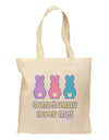 Three Easter Bunnies - Somebunny Loves Me Grocery Tote Bag by TooLoud-Grocery Tote-TooLoud-Natural-Medium-Davson Sales