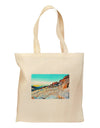 CO Rockies View Watercolor Grocery Tote Bag - Natural-Grocery Tote-TooLoud-Natural-Medium-Davson Sales