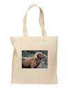 TooLoud Wide Eyed Big Horn Grocery Tote Bag - Natural-Grocery Tote-TooLoud-Natural-Medium-Davson Sales