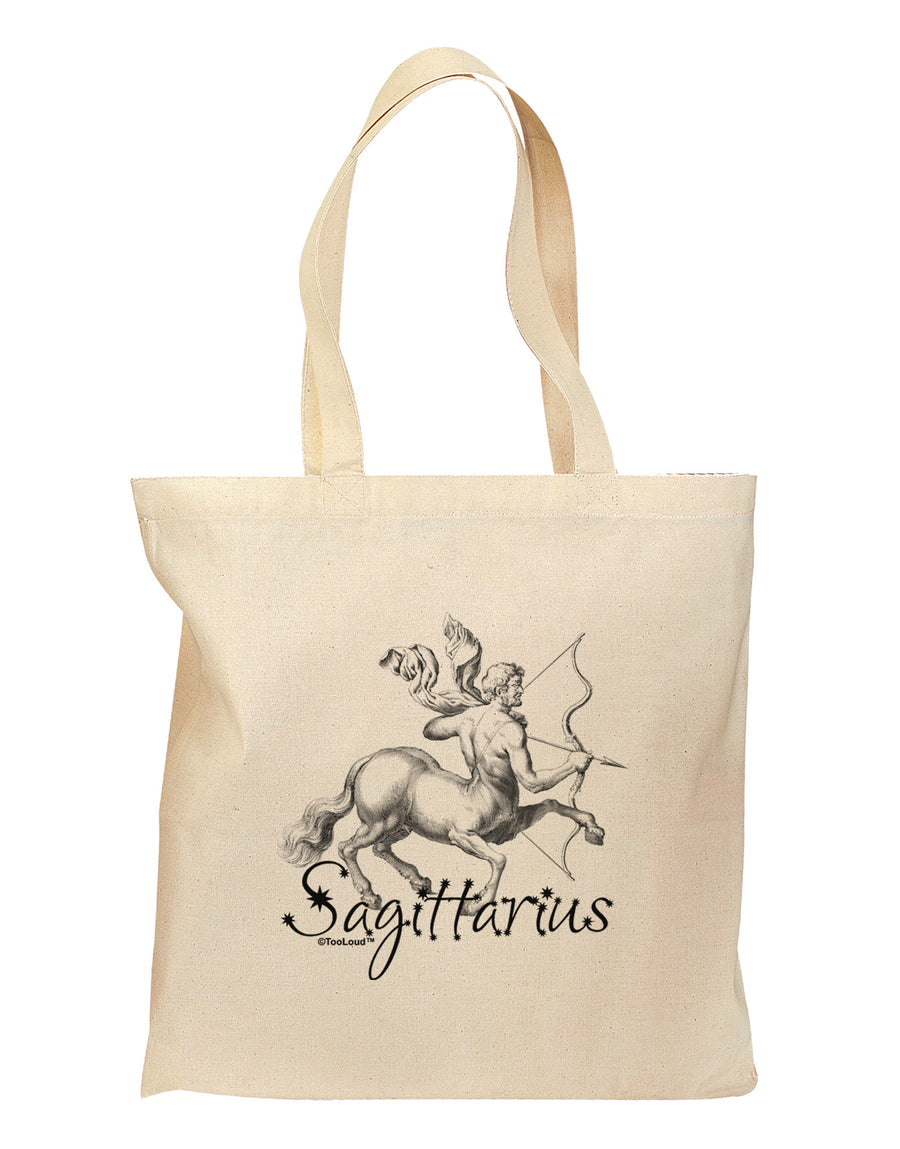 Sagittarius Illustration Grocery Tote Bag-Grocery Tote-TooLoud-Natural-Medium-Davson Sales