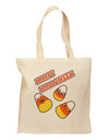 Happy Halloween Cute Candy Corn Grocery Tote Bag-Grocery Tote-TooLoud-Natural-Medium-Davson Sales