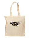 Gamer Dad Grocery Tote Bag by TooLoud-Grocery Tote-TooLoud-Natural-Medium-Davson Sales