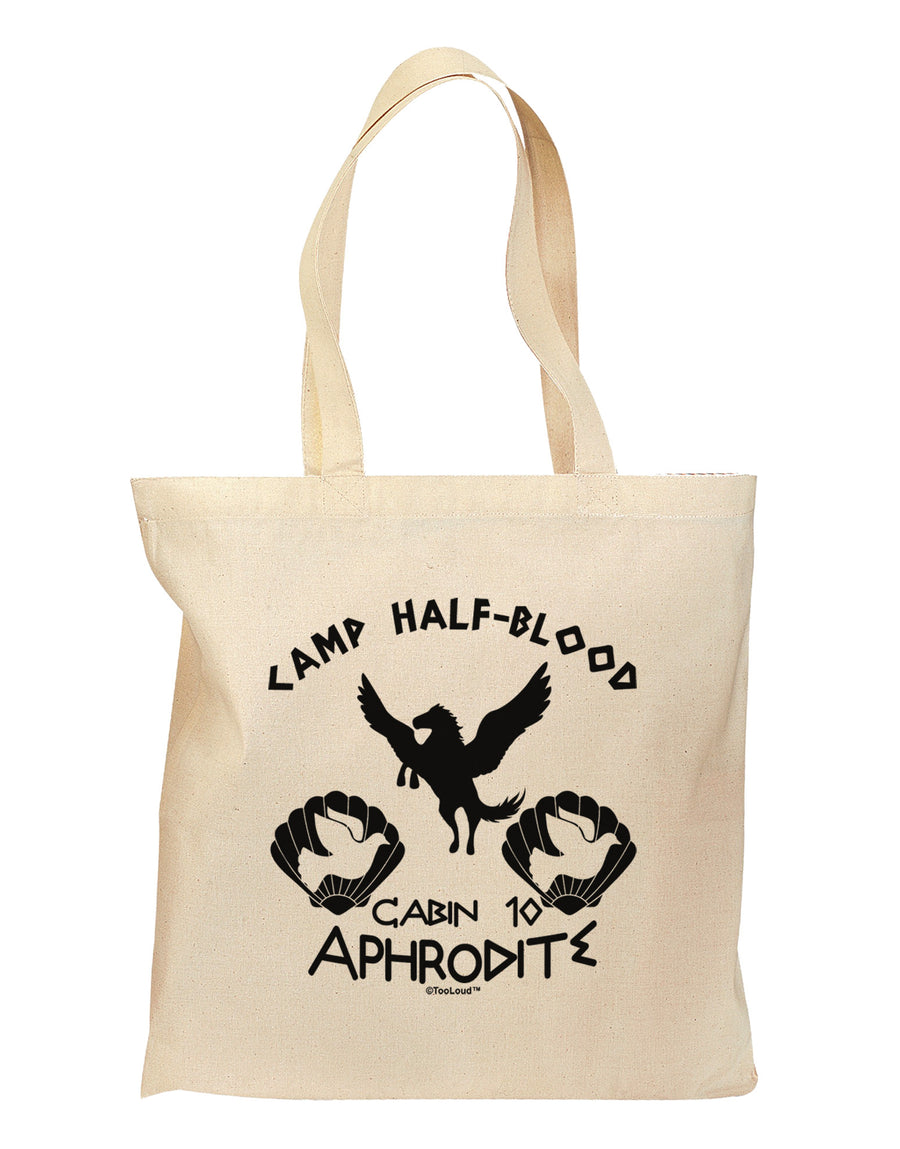 Cabin 10 Aphrodite Camp Half Blood Grocery Tote Bag-Grocery Tote-TooLoud-Natural-Medium-Davson Sales