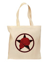 Blood Red Skull Grocery Tote Bag by TooLoud-Grocery Tote-TooLoud-Natural-Medium-Davson Sales