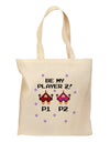 Be My Player 2 Grocery Tote Bag-Grocery Tote-TooLoud-Natural-Medium-Davson Sales