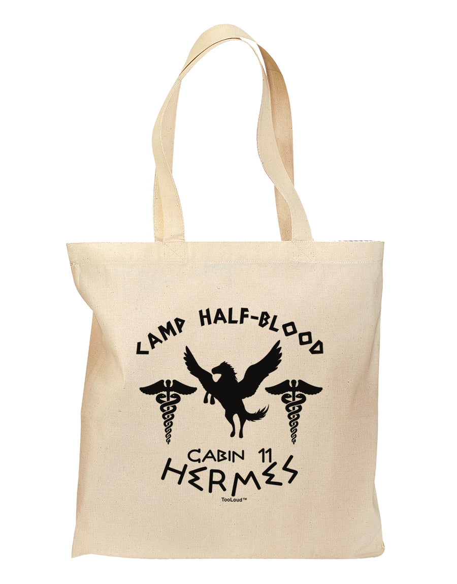 Camp Half Blood Cabin 11 Hermes Grocery Tote Bag by TooLoud-Grocery Tote-TooLoud-Natural-Medium-Davson Sales