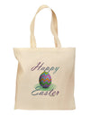 One Happy Easter Egg Grocery Tote Bag-Grocery Tote-TooLoud-Natural-Medium-Davson Sales