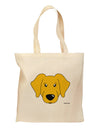 Cute Yellow Labrador Retriever Dog Grocery Tote Bag by TooLoud-Grocery Tote-TooLoud-Natural-Medium-Davson Sales