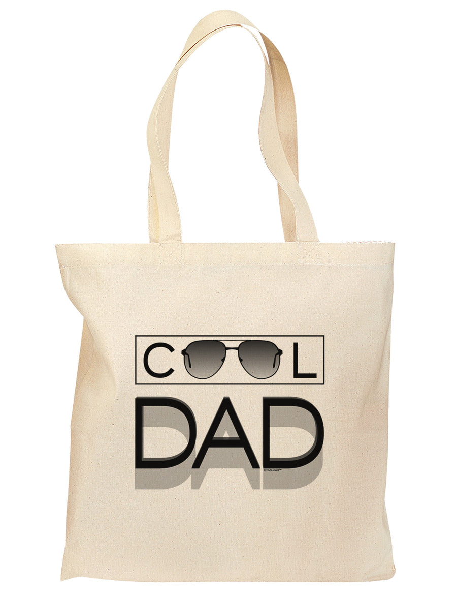 Cool Dad Grocery Tote Bag-Grocery Tote-TooLoud-Natural-Medium-Davson Sales