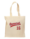 Democrat Jersey 16 Grocery Tote Bag-Grocery Tote-TooLoud-Natural-Medium-Davson Sales