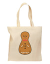 Cute Gingerbread Matryoshka Nesting Doll - Christmas Grocery Tote Bag-Grocery Tote-TooLoud-Natural-Medium-Davson Sales