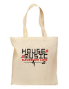 House Saved My Life Grocery Tote Bag-Grocery Tote-TooLoud-Natural-Medium-Davson Sales