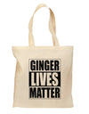 Ginger Lives Matter Grocery Tote Bag - Natural by TooLoud-Grocery Tote-TooLoud-Natural-Medium-Davson Sales