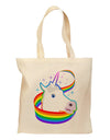 Magical Horn Rainbow Unicorn Grocery Tote Bag-Grocery Tote-TooLoud-Natural-Medium-Davson Sales