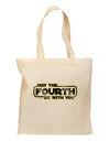May The Fourth Be With You Grocery Tote Bag-Grocery Tote-TooLoud-Natural-Medium-Davson Sales